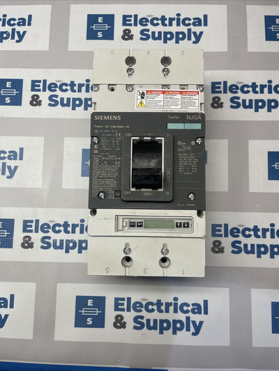 NJY3A400 Siemens 400 amp type NJGA 3 pole surplus panel pull out