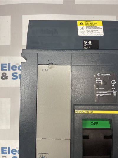 PGA261202 PG1200 1200 Amp 2 Pole Square D Breaker New Surplus Minor Flaw