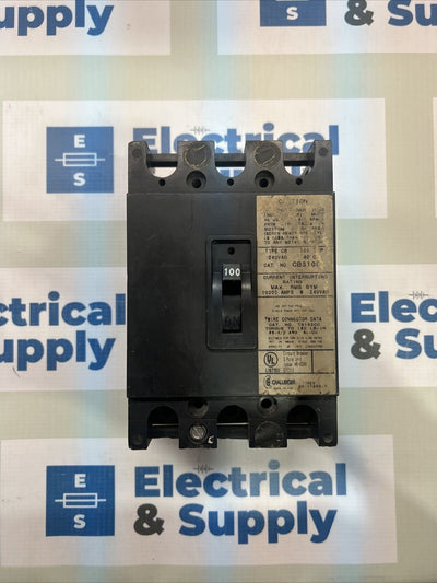 CB3100 CHALLENGER, 100 AMP 3 POLE 240 VOLT CIRCUIT BREAKER- WARRANTY