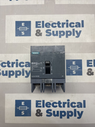 BQD330 SIEMENS 3 POLES 30 AMP  480V 14KA CIRCUIT BREAKER