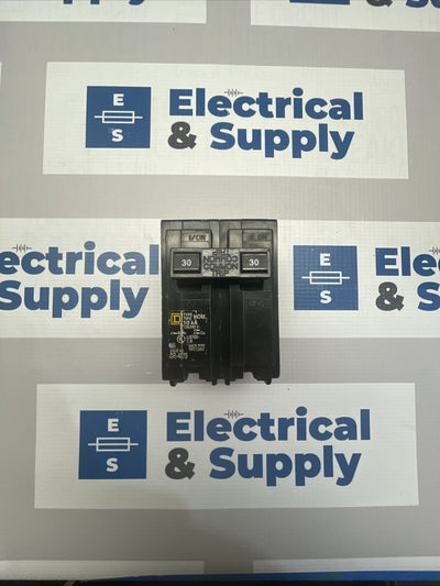 SQUARE D HOM230 30 AMP 2 POLE 240 VOLT CIRCUIT BREAKER TYPE HOM WARRANTY Pullout