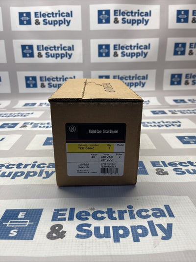 TED134040 40 amp 3 Pole GE CIRCUIT BREAKER 480V New in Box