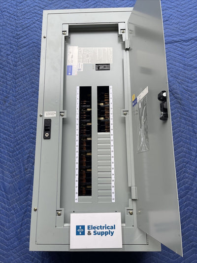225 Amp Main breaker panel,￼ 42 space  208/120V 3 Phase 4 Wire Nema 1 GE  new