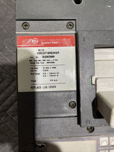 SKLB36CD0800 800 amp GE Circuit Breaker 3 pole