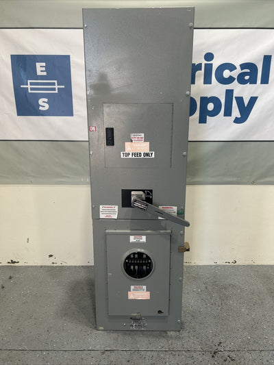 400 Amp 600v  Disconnect With Meter / Metering Transformer Cabin J365LW0L 3ph 3w