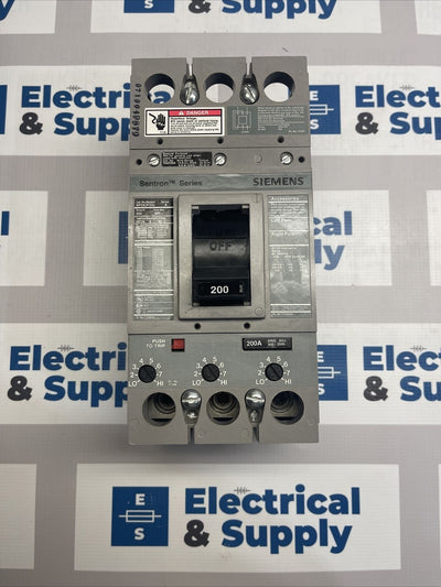 SIEMENS CIRCUIT BREAKER CAT NO: HFD63F250 250 AMP TRIP 3 POLES 600VAC