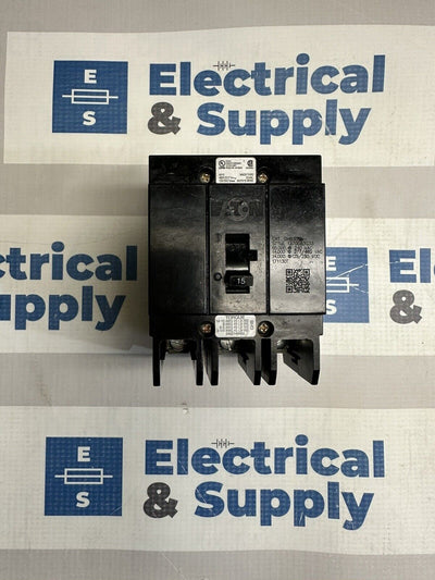 GHB3015 EATON 15 Amp 480/277 3 Pole Circuit Breaker-Warranty New panel pullout
