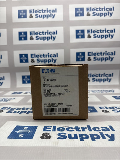NEW EATON HFD3200 TYPE HFD 200 AMP 600V FREE FAST SHIPPING ⚡️