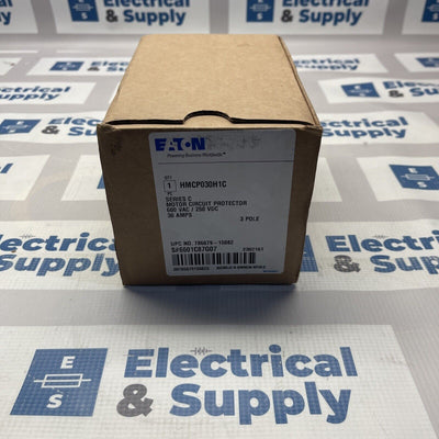 HMCP030H1C EATON 30AMP 600VAC/250VDC 3POLE CIRCUIT BREAKER NIB