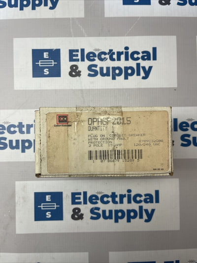 Cutler-Hammer | QPHGF2015 | 15 Amp | 120/240 Volt |  2 Pole | Circuit Breaker