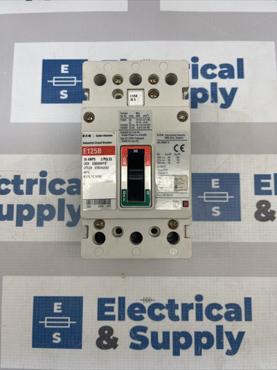 Eaton | EGB3030FFB | 30 Amp | 240 Volt | 3 Pole | E125B Circuit Breaker