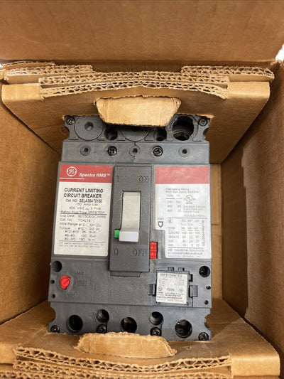 General Electric | SELA36AT0150 | 150 Amp | 600 Volt | 3 Pole | New Circuit Breaker with 150 Trip | Warranty