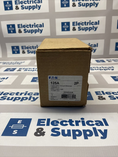 Eaton/Cutler-Hammer | CCV2125 | 125 Amp | 120/240 Volt | 2 Pole | New in Box Circuit Breaker
