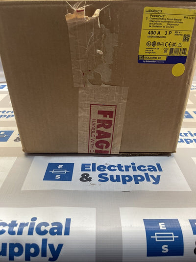 Square D | LJA36400U31X | 400 Amp | 600 Volt | 3 Pole | PowerPact Circuit Breaker