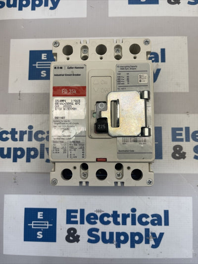 Eaton | FD3225 | 225 Amp | 600 Volt | 3 Pole | Reconditioned Circuit Breaker