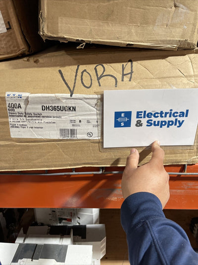 Eaton | DH365UGKN | 400 Amp | 600 Volt | 3 Pole | NEMA 1 | 4W | Non-Fusible Heavy Duty Safety Switch