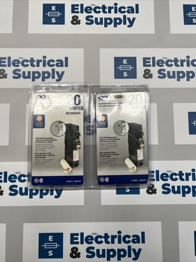 Square D | QO120CAFIC | 20 Amp | 120 Volt | 1 Pole | Circuit Breaker