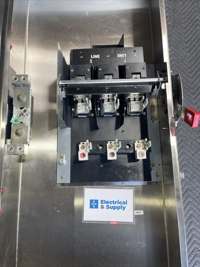 General Electric | TH4325SS | 400 Amp | 240 Volt | 3PH | 4W | Model 10 | Stainless Steel Enclosed Neutral Safety Switch