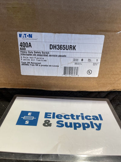 Eaton | DH365URK | 400 Amp | 600 Volt | 3 Pole | NEMA 3R | Non-Fusible Heavy Duty Safety Switch