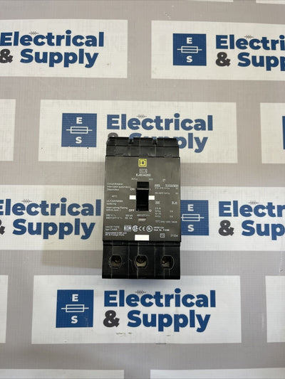Square D | EJB34050 | 50 Amp | 480 Volt | 3 Pole | New Surplus EJB Series Molded Case Circuit Breaker