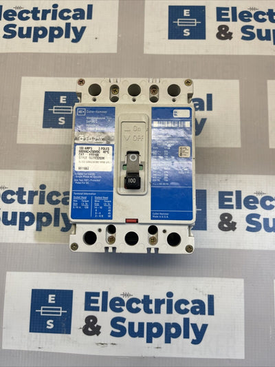 Cutler-Hammer/Westinghouse | FD3100 | 100 Amp | 600 Volt | 3 Pole | FD25K Bolt On Circuit Breaker | Tested