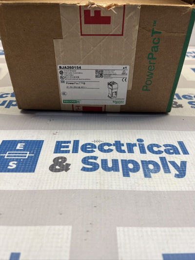 Square D | BJA260154 | 15 Amp | 600 Volt | 2 Pole | PowerPact BJ Circuit Breaker