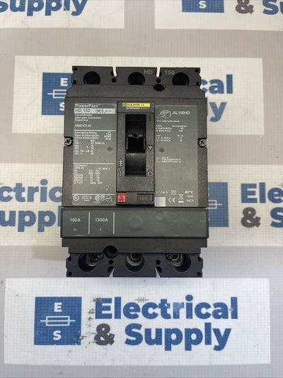 Square D | HDL36100 | 100 Amp | 600 Volt | 3 Pole | New Circuit Breaker
