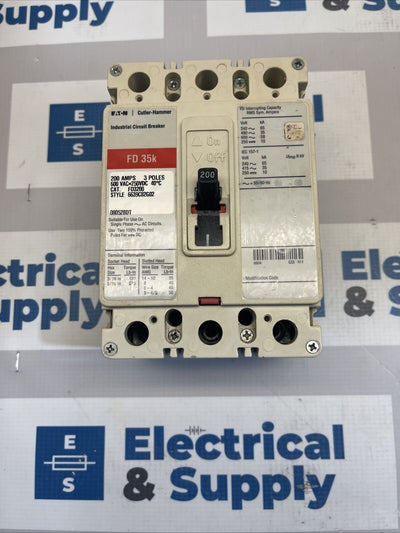 Cutler-Hammer | FD3200 | 200 Amp | 600 Volt | 3 Pole | Circuit Breaker