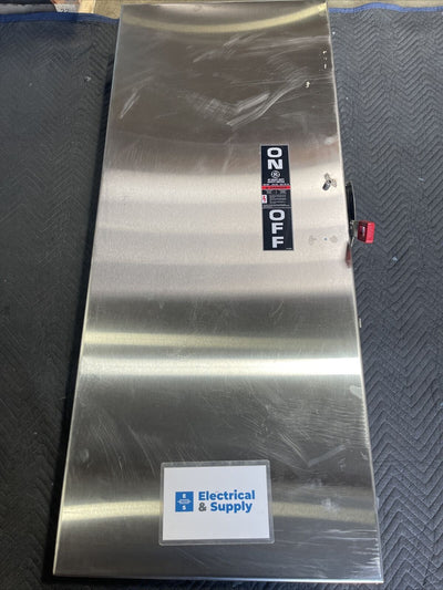 General Electric | TH4325SS | 400 Amp | 240 Volt | 3PH | 4W | Model 10 | Stainless Steel Enclosed Neutral Safety Switch